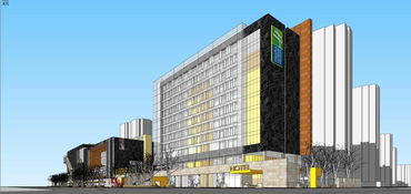 精品現(xiàn)代商業(yè)街區(qū)步行街SU模型及效果圖設(shè)計(jì)圖下載與蛇口人民醫(yī)院項(xiàng)目模型資源整合